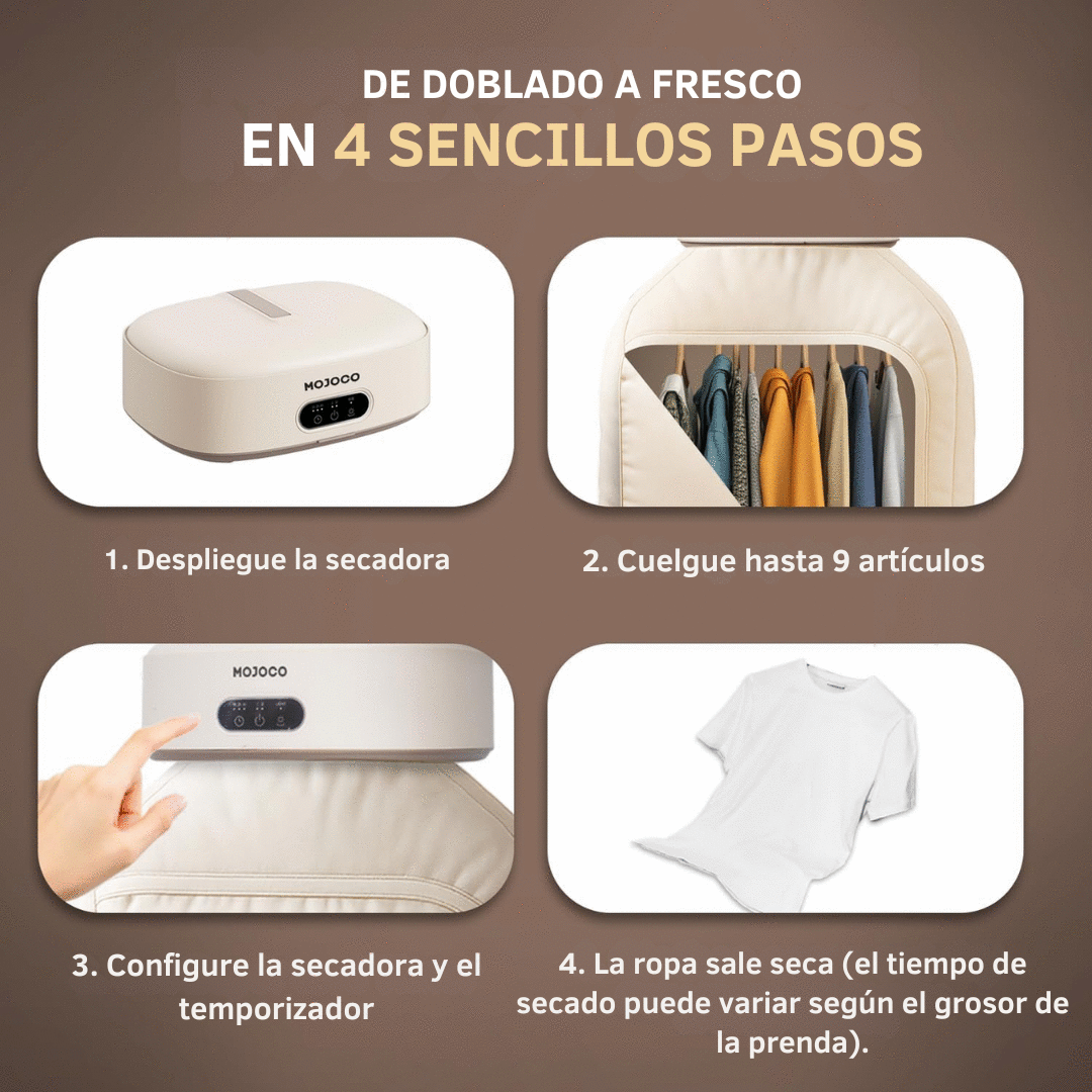 Secador de ropa portátil